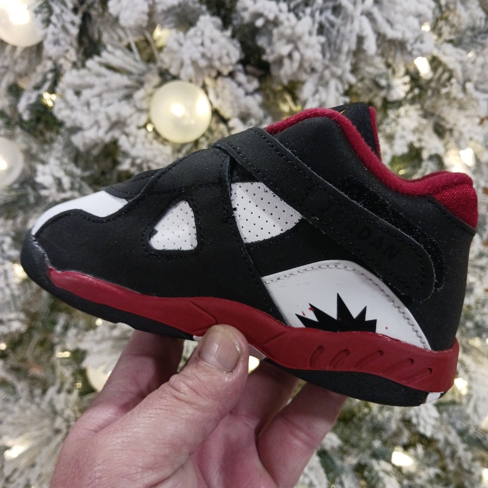 Jordan 8 Retro 'Paprika' Lifestyle Shoes Size 9 Kids Unisex - Picture 11 of 11